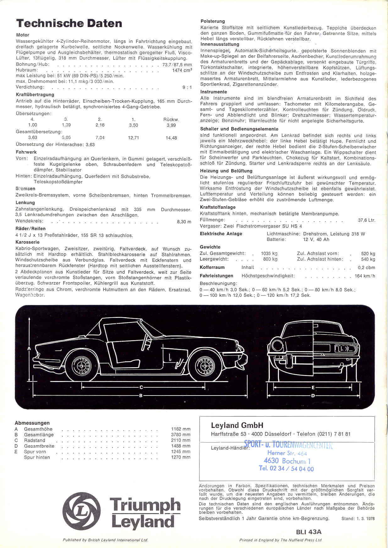 Triumph Spitfire 1500!